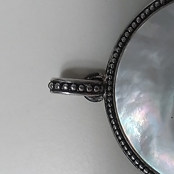 Vintage Silver Opal Pendant - Picture 3 of 5